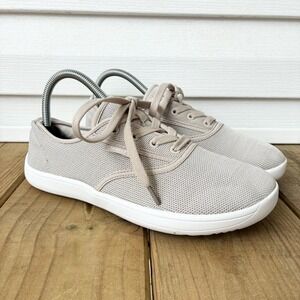 Whitin Barefoot Minimalist Zero Drop Lace Up Sneakers Shoes Tan EU 39 Womens 8